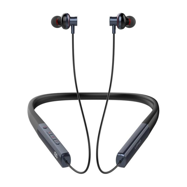 LDNIO N01 auriculares inalámbricos con banda para el cuello (azul oscuro)
