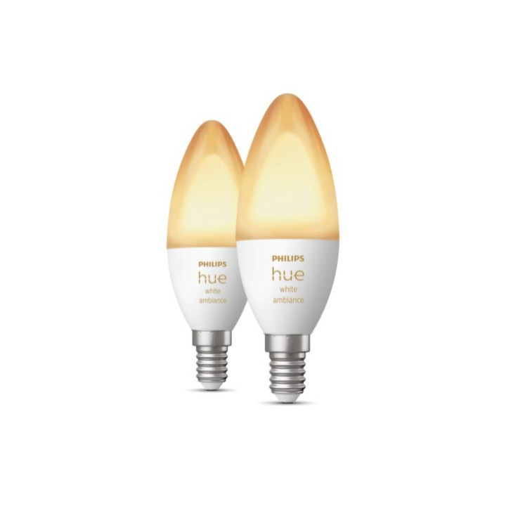 Свеча Philips Hue E14 4W WA BT, 2 шт.