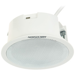 СЕТЕВОЙ ПОТОЛОЧНЫЙ ДИНАМИК DS-QAZ1206G1-BE 6 Вт Hikvision