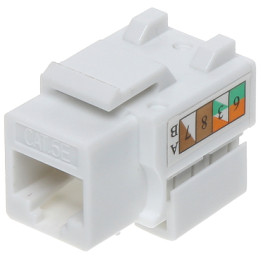 Keystone Jack FX-RJ45-54*P100 RJ45 Connector White