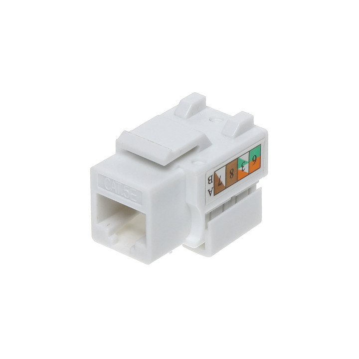 Keystone Jack FX-RJ45-54*P100 RJ45 Connector White