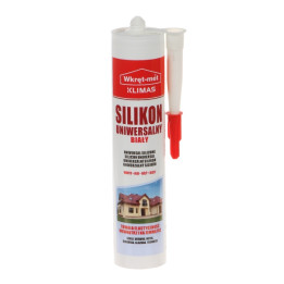 UNIVERSAL SILICONE SUN-310-BI CARTRIDGE 310 ml WHITE WKRĘT-MET KLIMAS