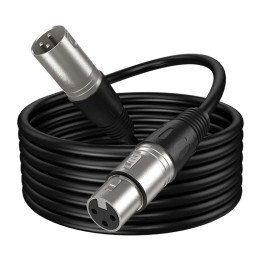 Fifine XLR L9C Kabel, 180 cm (schwarz)