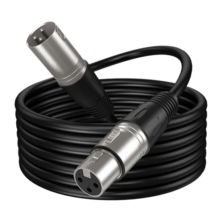Fifine XLR L9C Kabel, 180 cm (schwarz)