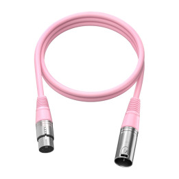 Fifine XLR L9C Kabel, 180 cm (Rosa)