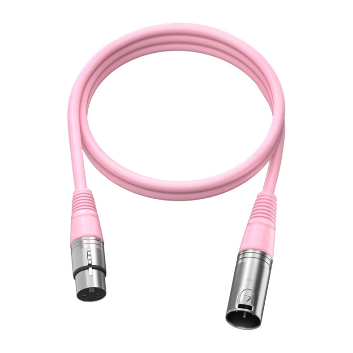 Fifine XLR L9C Kabel, 180 cm (Rosa)