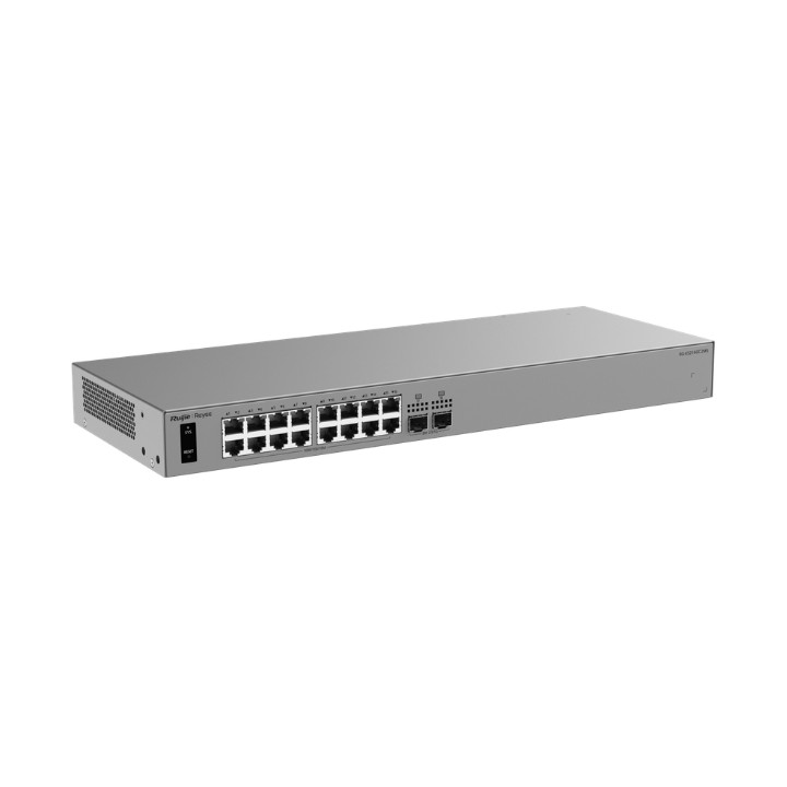 PRZEŁĄCZNIK RG-ES216GC2MS 16 PRIEVADŲ + 2X SFP REYEE