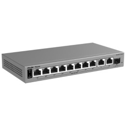 SWITCH POE RG-ES211GS-LP 8 PRIEVAD® + 2X UPLINK + 1X SFP REYEE