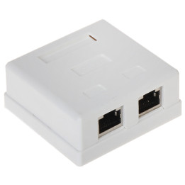 RJ45-2G5/6 Dual RJ45 Keystone Jack