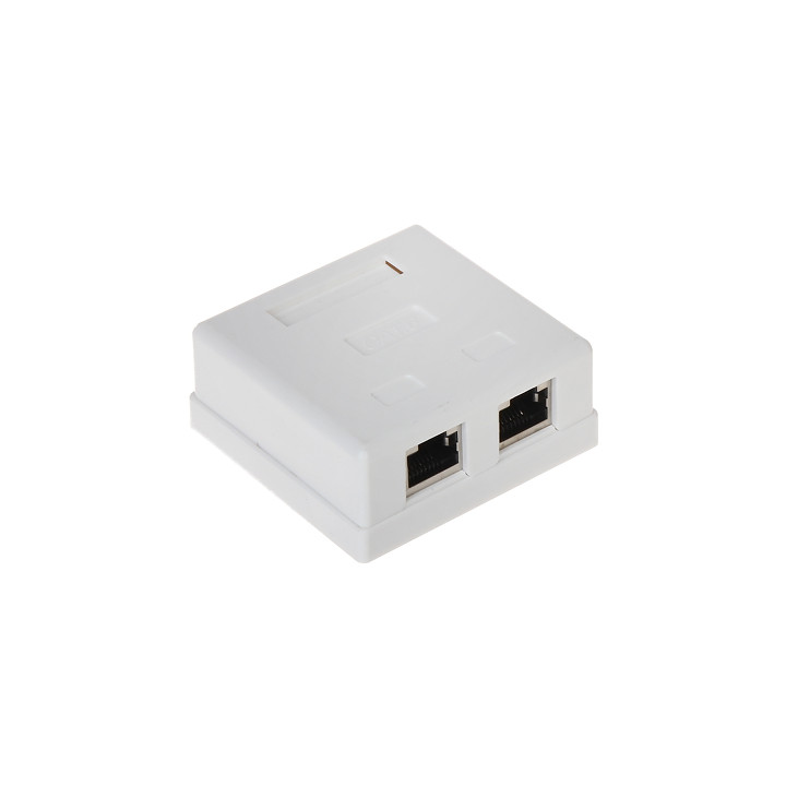 RJ45-2G5/6 Dual RJ45 Keystone Jack