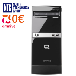 PC microtorre HP Compaq 500B usada con procesador Intel Core 2 Duo, 2 GB de RAM, 120 GB SSD, Windows 10 Home