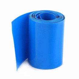 Heat shrink wrap, width 220mm, length 25сm, blue (22cm, 0.25m)