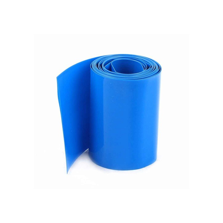 Heat shrink wrap, width 220mm, length 25сm, blue (22cm, 0.25m)