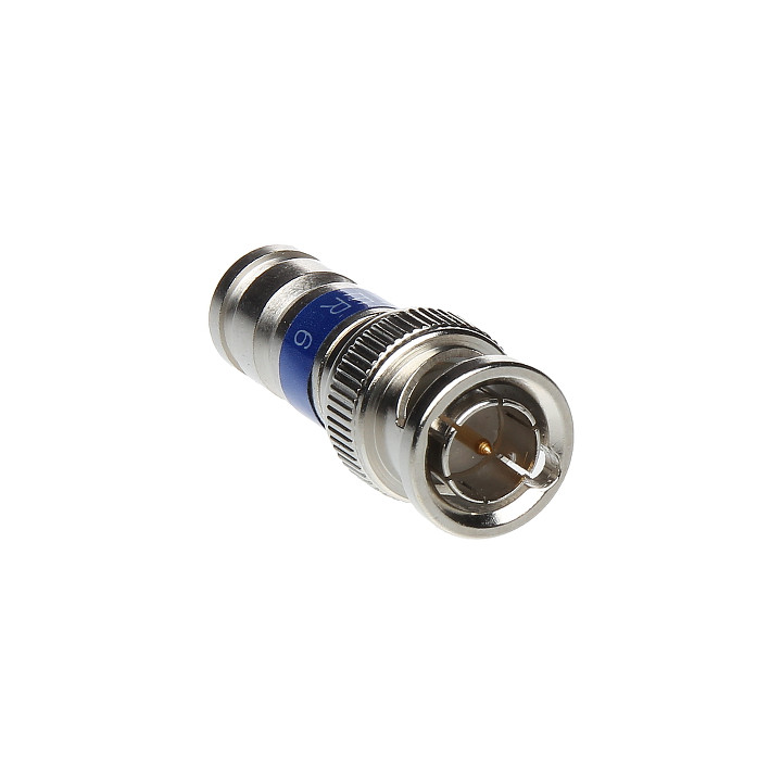 BNC Compression Connector for RG-6 Cable BNC-W/ZAC-RG-6/MSR
