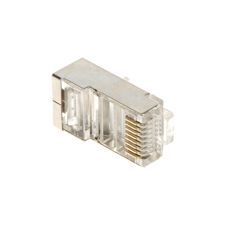 Shielded Modular RJ45 Connector RJ45T-EKRAN*P100 EZ Type (100 pcs)