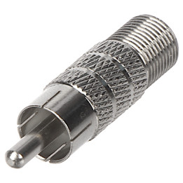 CINCH-W/F-G RCA Female to Male Adapter