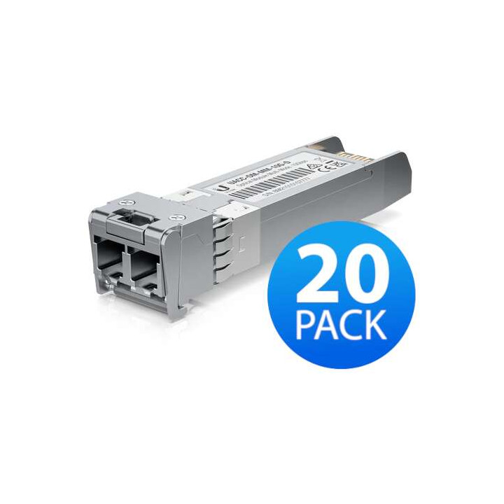 Ubiquiti SFP+ 10G, MM LC 300m Dual-Fiber 850nm 20-pack UACC-OM-MM-10G-D-20 / UF-MM-10G-20