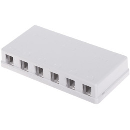 Keystone Jack FX6-MULTI (White)