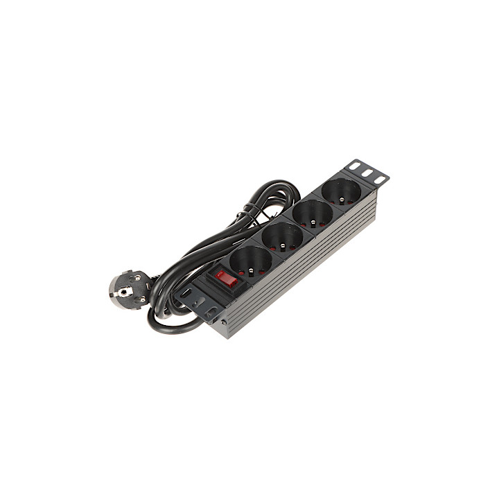 PD-4/R10 4-Outlet Extension Cord 10m