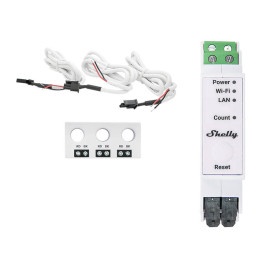 Shelly Pro 3EM-3CT63 Wi-Fi 3-Phase Energy Meter with CT Clamps