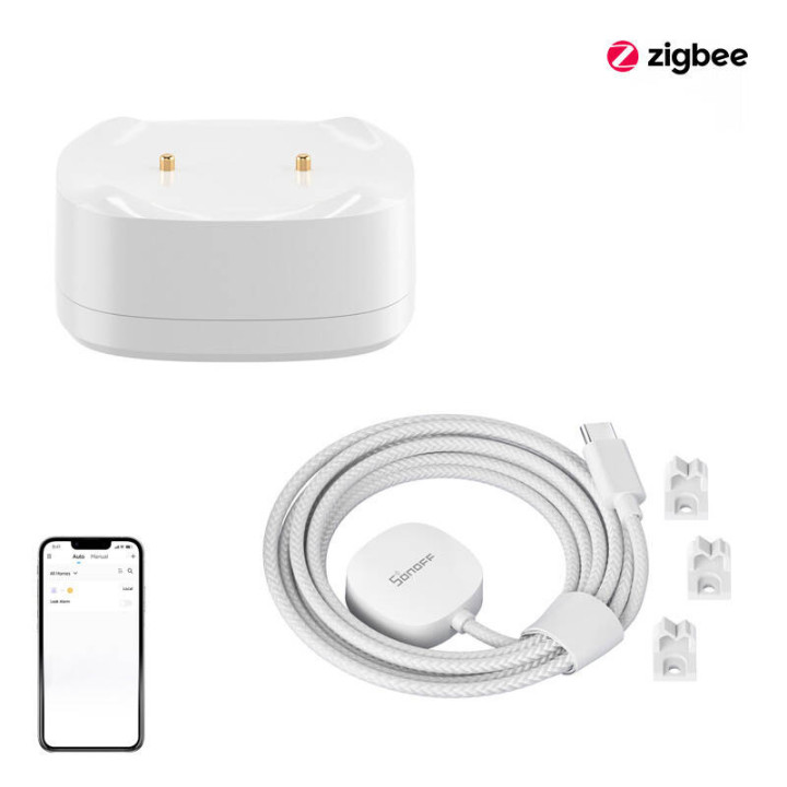 SONOFF SNZB-05P ZigBee Water Leak/Flood Sensor with Cable