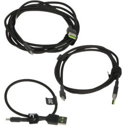 Green Cell KABGCSET04 Ray Cable Set 0.3m, 1.2m, 2.0m
