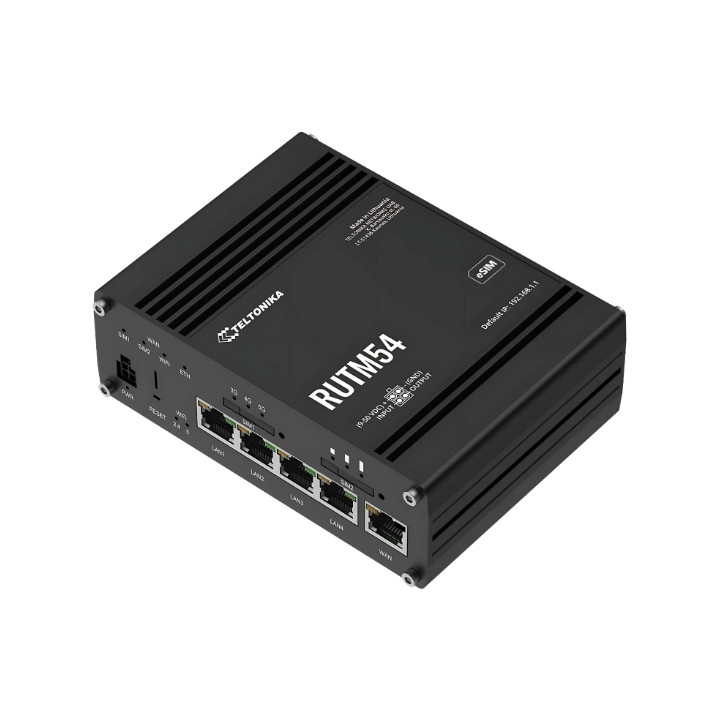 Teltonika RUTM54 5G Router + Access Point Dual SIM + eSIM Wi-Fi 5 AC867 Mbps