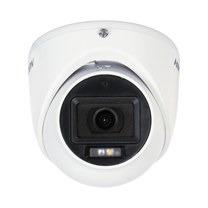 Cámara de torreta fija de audio con luz híbrida inteligente Hikvision DS-2CE76K0T-LMFS (2,8 mm) 3K