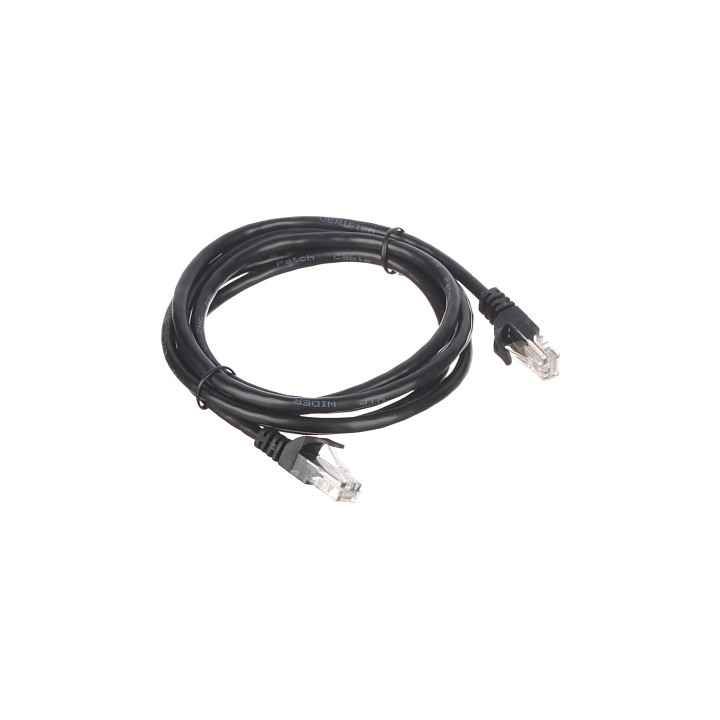Patchcord RJ45/1.8-BLACK 1.8m Black