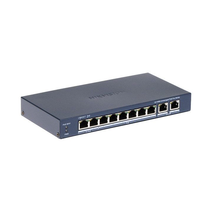 Hikvision DS-3E0310HP-E(C) 8-Port PoE Switch