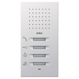 GIRA 1250112 Wohnungsstation AP Flächenschalter Reinweiß