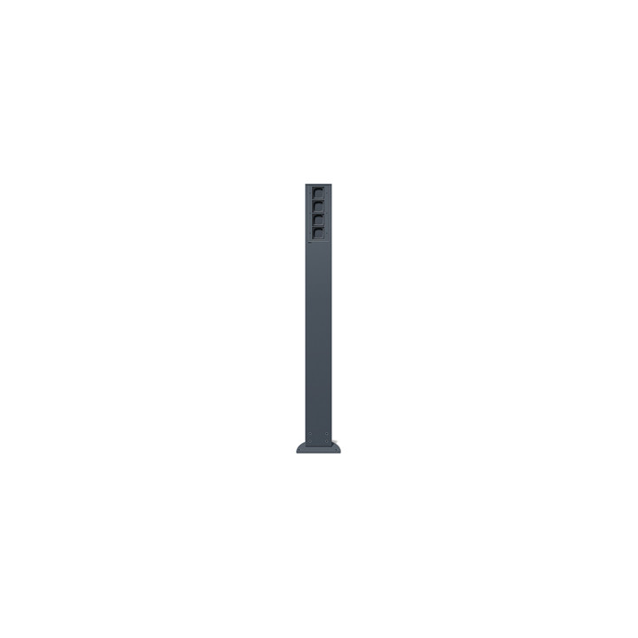 GIRA 135428 E-Säule 4x Leereinheit 1400 mm Gira Energiesäule Anthrazit