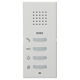 GIRA 125027 Wohnungsstation AP System 55 Reinweiß matt