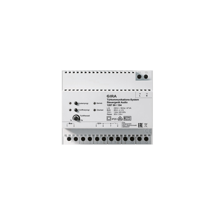 GIRA 128700 Steuergerät Audio REG Turchia