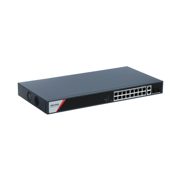 Hikvision DS-3E1520HP-SI-16P2T2F 16-Port PoE+ Switch with 2 SFP