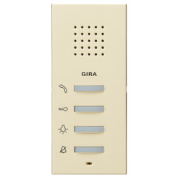 GIRA 125001 Wohnungsstation AP System 55 Cremeweiß