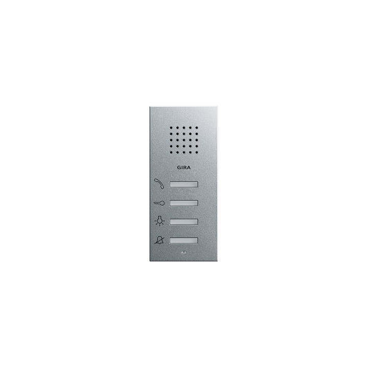 GIRA 125026 Wohnungsstation AP System 55 Farbe Alu
