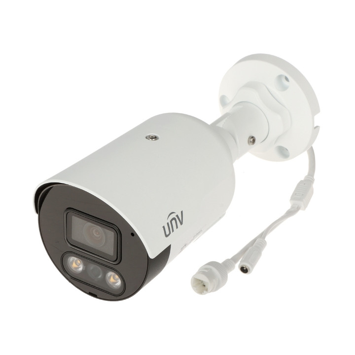 UNIVIEW IPC2124SB-ADF28KMC-I1 4MP IP Camera with Wise-ISP Tri-Guard, 2.8mm Lens, PoE