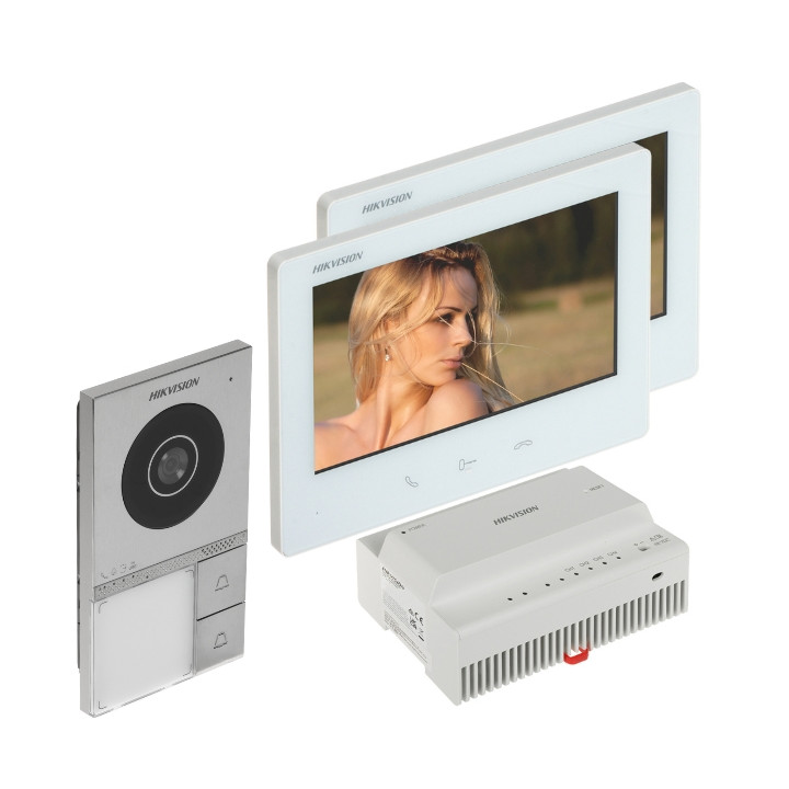 Hikvision DS-KIS705EY/2MONITORS видеодомофон