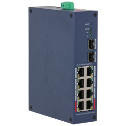 DAHUA CHS4210-8GT-110 Industrial PoE Switch, 8 Ports, SFP
