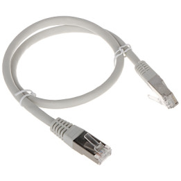 Patchcord RJ45/FTP6/0.5-GY 0.5 m
