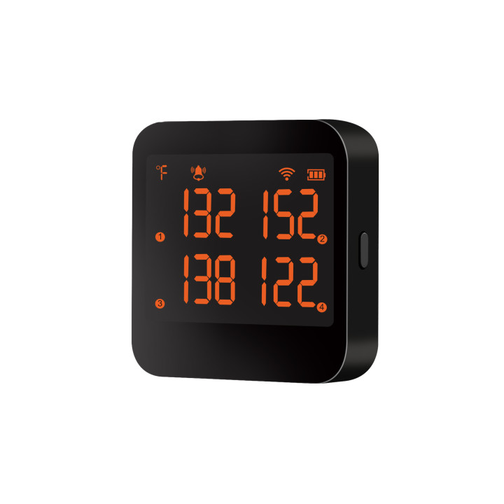 Immax NEO Smart Temperature Sensor with LCD, 4 External Sensors, BLE