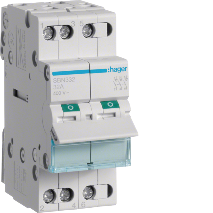 Hager SBN332 3P 32A Switch Disconnector
