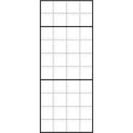 Siedle BGA 611-4/10-0 W Briefkasten-Modul-Gehäuse Aufputz in Weiß