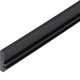 Hager BKZBSK7011 Covering Butt Edge 4mm PVC Iron Grey