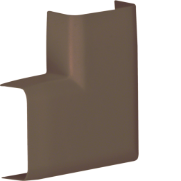 Hager ATA123058014 Flat Corner for ATEHA Trunking, 12x30 mm, Brown