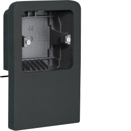 Hager SL201159119011 acc.box univ. Cable Trunking Black