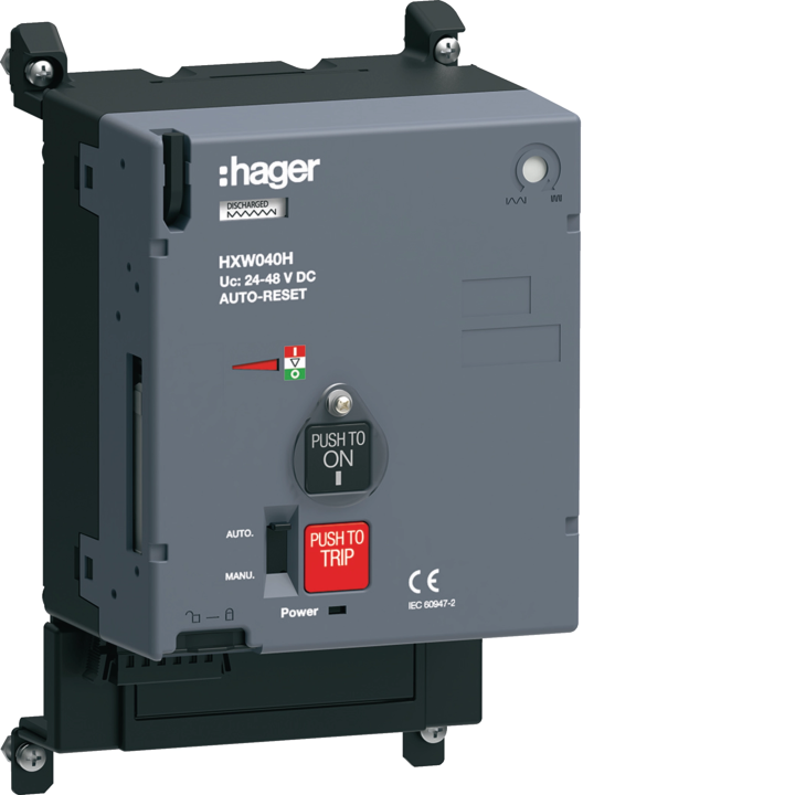 Hager HXW040H Motor Operator 24-48V DC with Auto-Reset