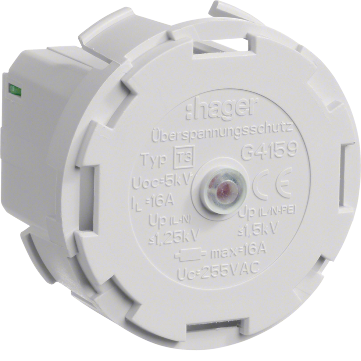 Hager G4159 Surge Protection Replacement Cartridge for Socket-Outlet