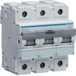 Hager HMC390 Miniature Circuit Breaker 3P C-Curve 100A